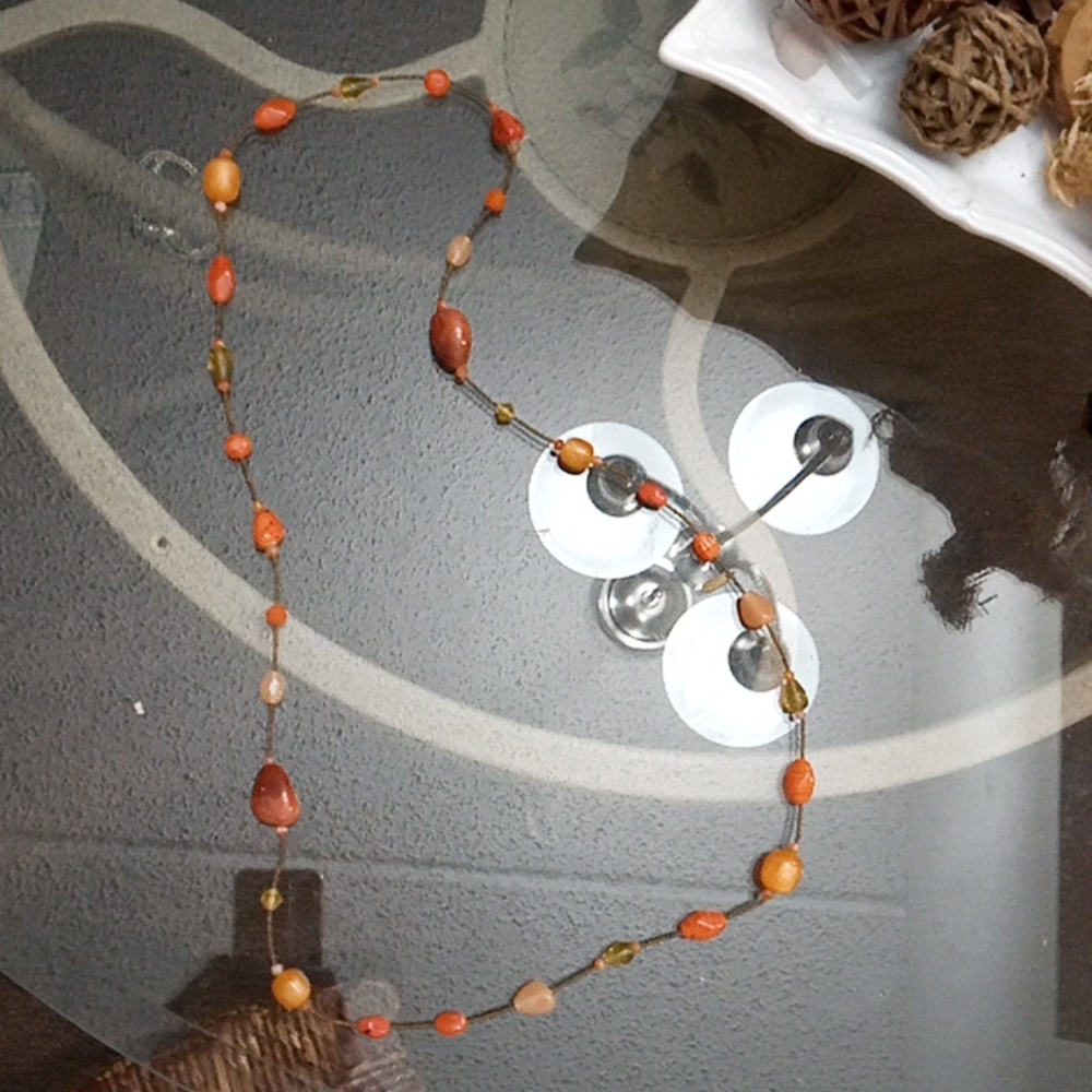 It's carnelian crystals and stones from brand avenue jeweler.